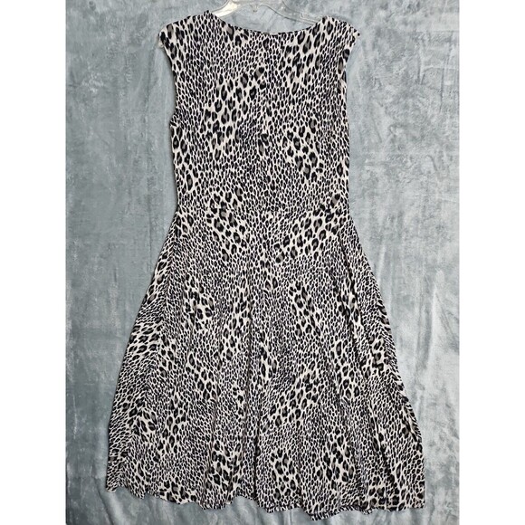 Julian Taylor New York Sleeveless Womens 14 animal print fit and flare - Picture 8 of 10